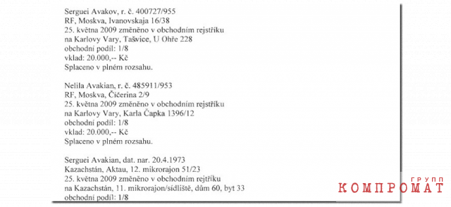 Нелила Авакян прописана по адресу, где ведёт бизнес бывший чиновник Минздрава РФ.