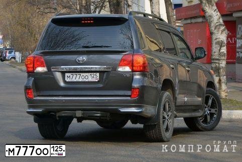 Внедорожник Toyota, принадлежавший Сергею Сопчуку