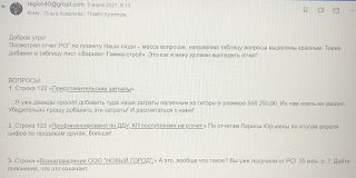 Электронное письмо Валерия Ломтева (гендиректор ООО "Гамма-Строй") в адрес Павла Кузнецова с требованием компенсировать Ломтеву затраты на подарки Андрею Козлову