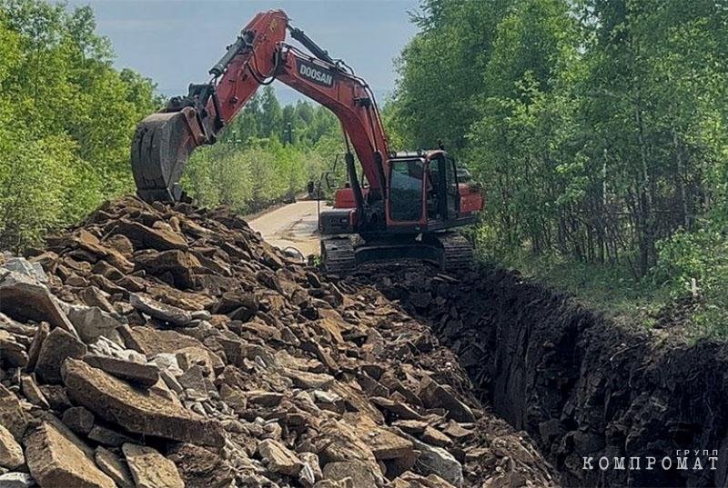 Строительство водопровода в Маркова